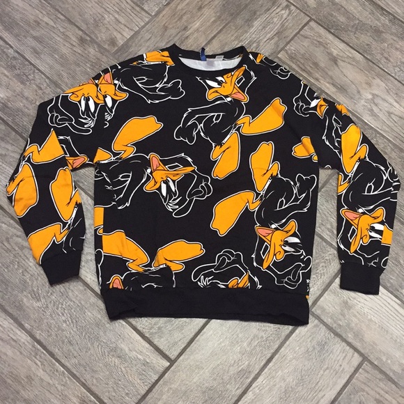Looney Toons Daffy Duck Sweater 